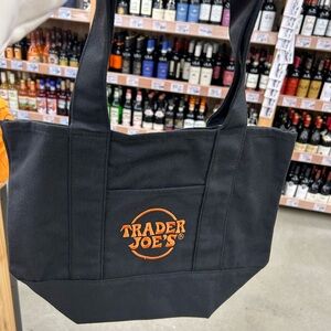 Trader Joe's Black Tote Bag